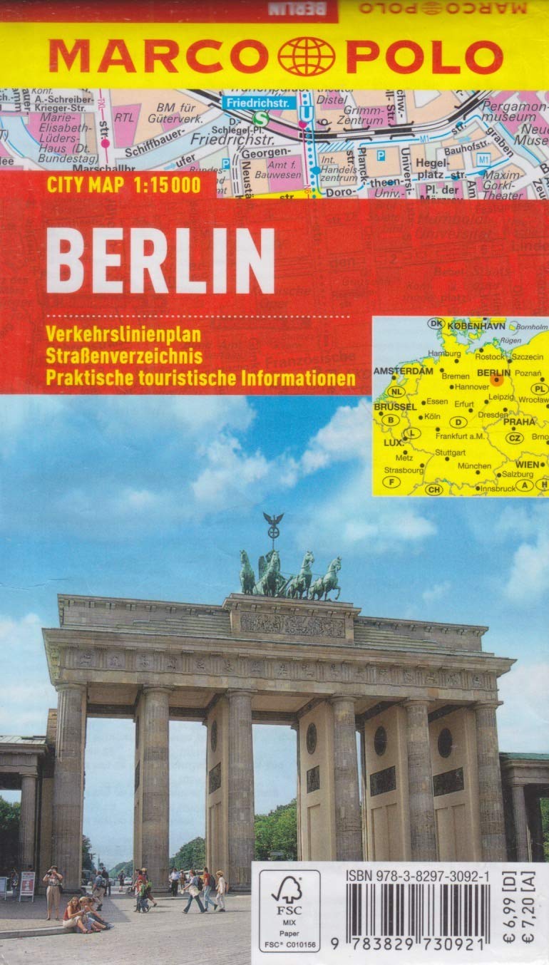 MARCO POLO Cityplan Berlin 1 : 15 000 Leisure, Home & Garden