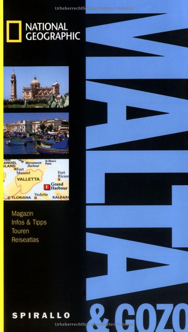 NATIONAL GEOGRAPHIC Spirallo Reiseführer Malta, Gozo: Magazin, Infos & Tipps, Touren, Reiseatlas Leisure, Home & Garden Books