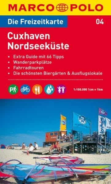 MARCO POLO Freizeitkarte Cuxhaven, Nordseeküste 1:100.000: Wanderparkplätze, Fahrradtouren, Die schönsten Biergärten & Ausflugslokale Leisure, Home & Garden