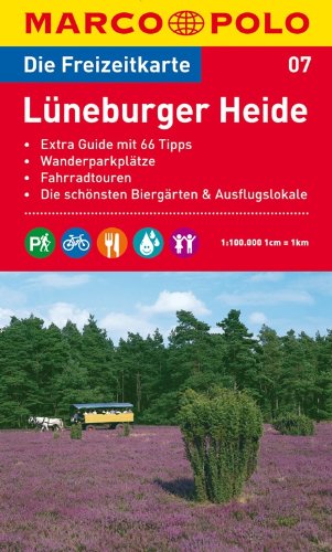MARCO POLO Freizeitkarte Lüneburger Heide 1:100.000: Wanderparkplätze, Fahrradtouren, Die schönsten Biergärten & Ausflugslokale Leisure, Home & Garden