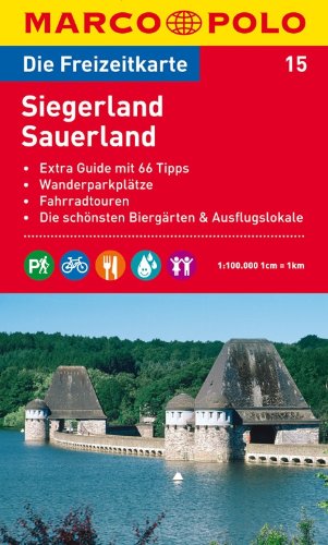 MARCO POLO Freizeitkarte 15 Siegerland / Sauerland 1 : 100 000 book