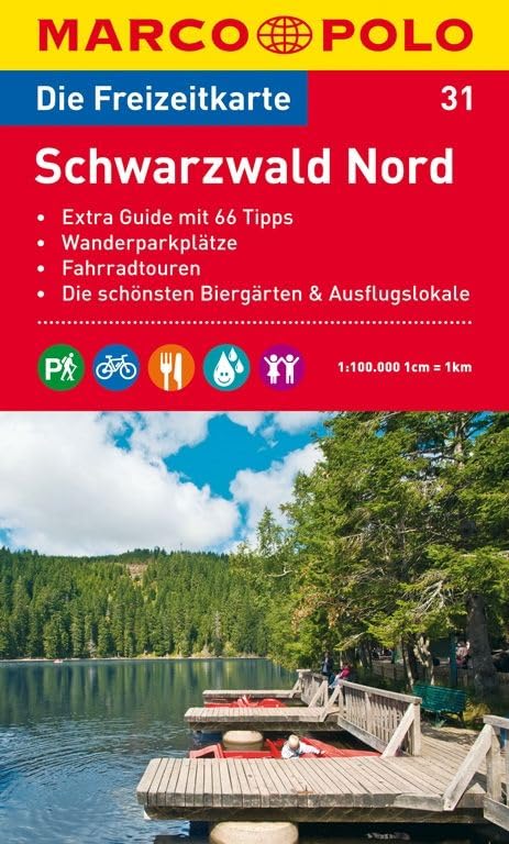 MARCO POLO Freizeitkarte 31 Schwarzwald Nord 1 : 100 000 Leisure, Home & Garden