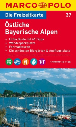 MARCO POLO Freizeitkarte Östliche Bayerische Alpen 1:100.000: Wanderparkplätze, Fahrradtouren, Die schönsten Biergärten & Ausflugslokale Leisure, Home & Garden