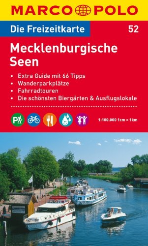 MARCO POLO Freizeitkarte Mecklenburgische Seen 1:100.000: Wanderparkplätze, Fahrradtouren, Die schönsten Biergärten & Ausflugslokale Leisure, Home & Garden