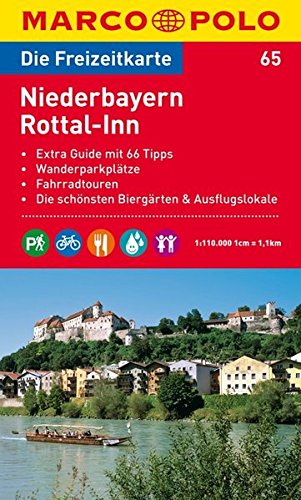 MARCO POLO Freizeitkarte Niederbayern, Rottal-Inn 1:120.000: Wanderparkplätze, Fahrradtouren, Die schönsten Biergärten & Ausflugslokale Leisure, Home & Garden