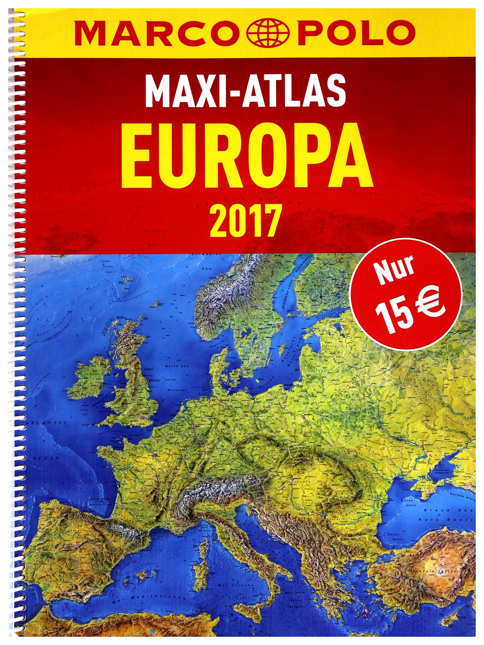 MARCO POLO Maxi-Atlas Europa 2017 Leisure, Home & Garden