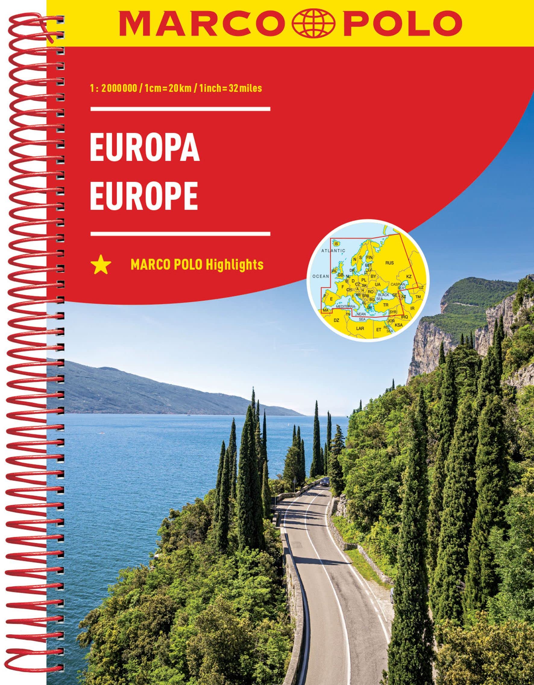 MARCO POLO Reiseatlas Europa 1:2 Mio. Leisure, Home & Garden