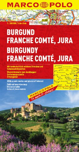 Marco Polo Burgandy Franche Comte, Jura book