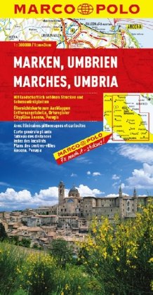 Italien. 1:300000 / Marken /Umbrien: Italien Blatt 5: Mit landschaftlich schönen Strecken und Sehenswürdigkeiten. Übersichtskarte zum Ausklappen, ... Ortsregister, Citypläne Ancona, Perugia Leisure, Home & Garden