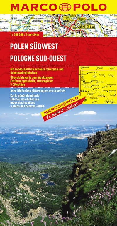 MARCO POLO Karte Polen 03 Südwest 1 : 300 000 Leisure, Home & Garden