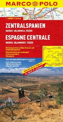Spanien. 1:300000 / MARCO POLO Karte Zentralspanien: Spanien Blatt 5: Madrid /Salamanca /Toledo: Madrid, Salamanca, Toledo. Mit landschaftlich schönen ... Ausklappen, Entfernungstabelle, Ortsregister Leisure, Home & Garden