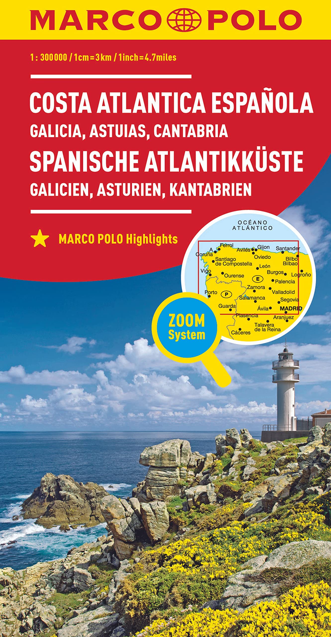 MARCO POLO Regionalkarte Spanische Atlantikküste 1:300.000: Galicien, Asturien, Kantabrien Leisure, Home & Garden