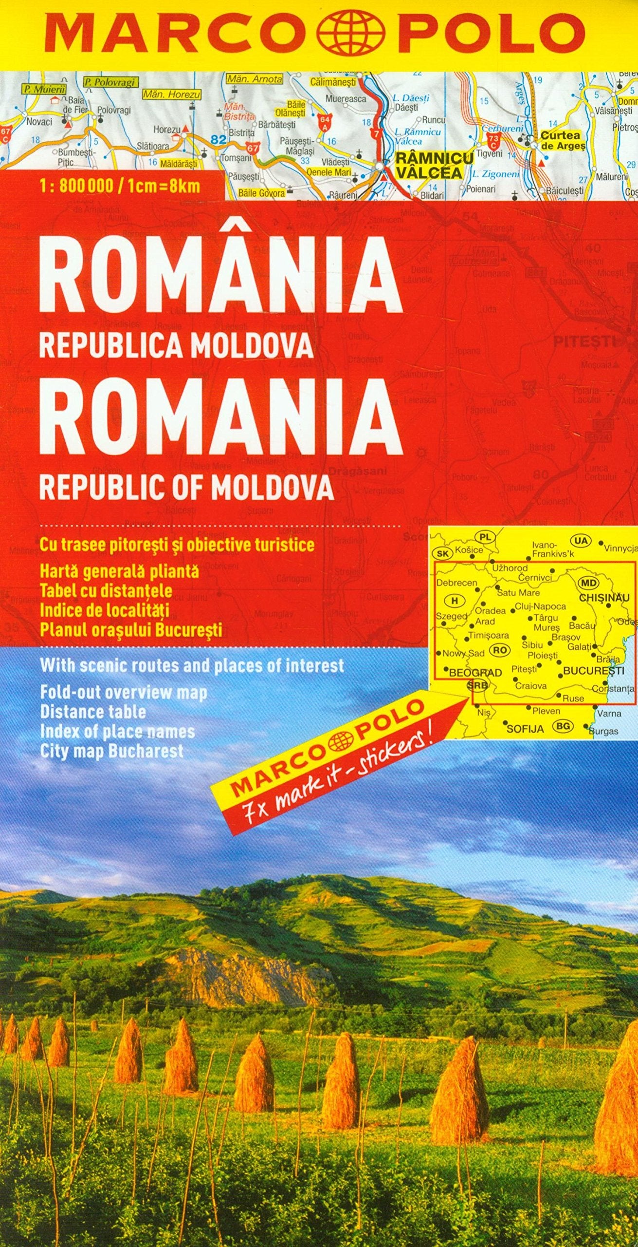 MARCO POLO Länderkarte Rumänien, Republik Moldau 1:800.000: Mit landschaftlich schönen Strecken und Sehenswürdigkeiten. Übersichtskarte zum ... Cityplan Bukarest (MARCO POLO Länderkarten) Leisure, Home & Garden