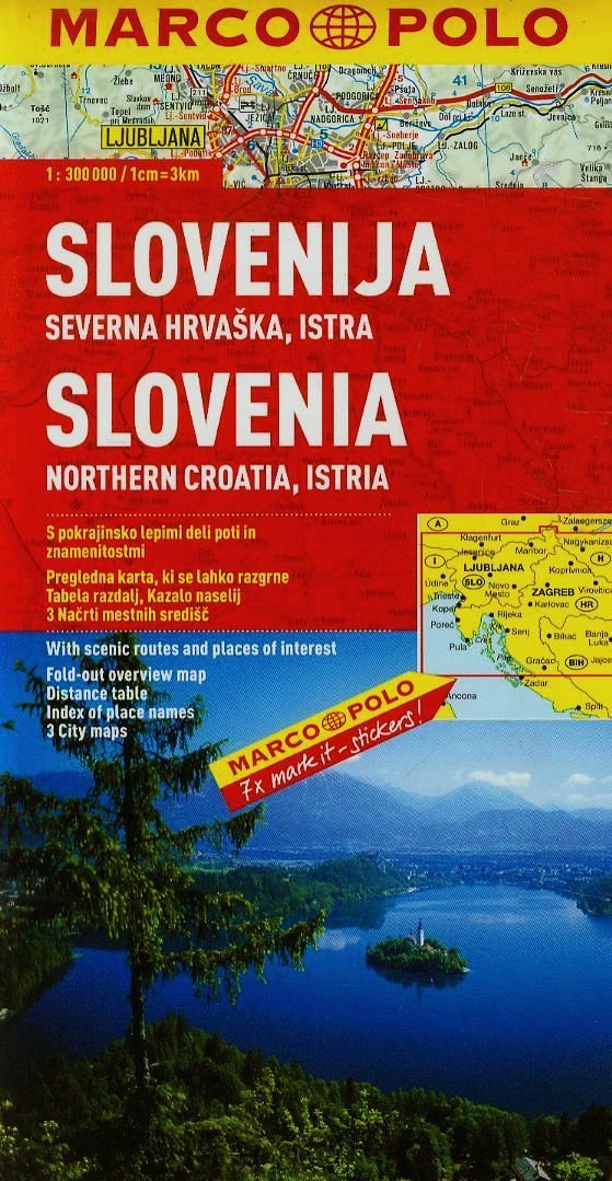 MARCO POLO Länderkarte Slowenien, Kroatien Nord, Istrien 1:300.000: Mit landschaftlich schönen Strecken und Sehenswürdigkeiten. Übersichtskarte zum ... 3 Citypläne (MARCO POLO Länderkarten) Leisure, Home & Garden