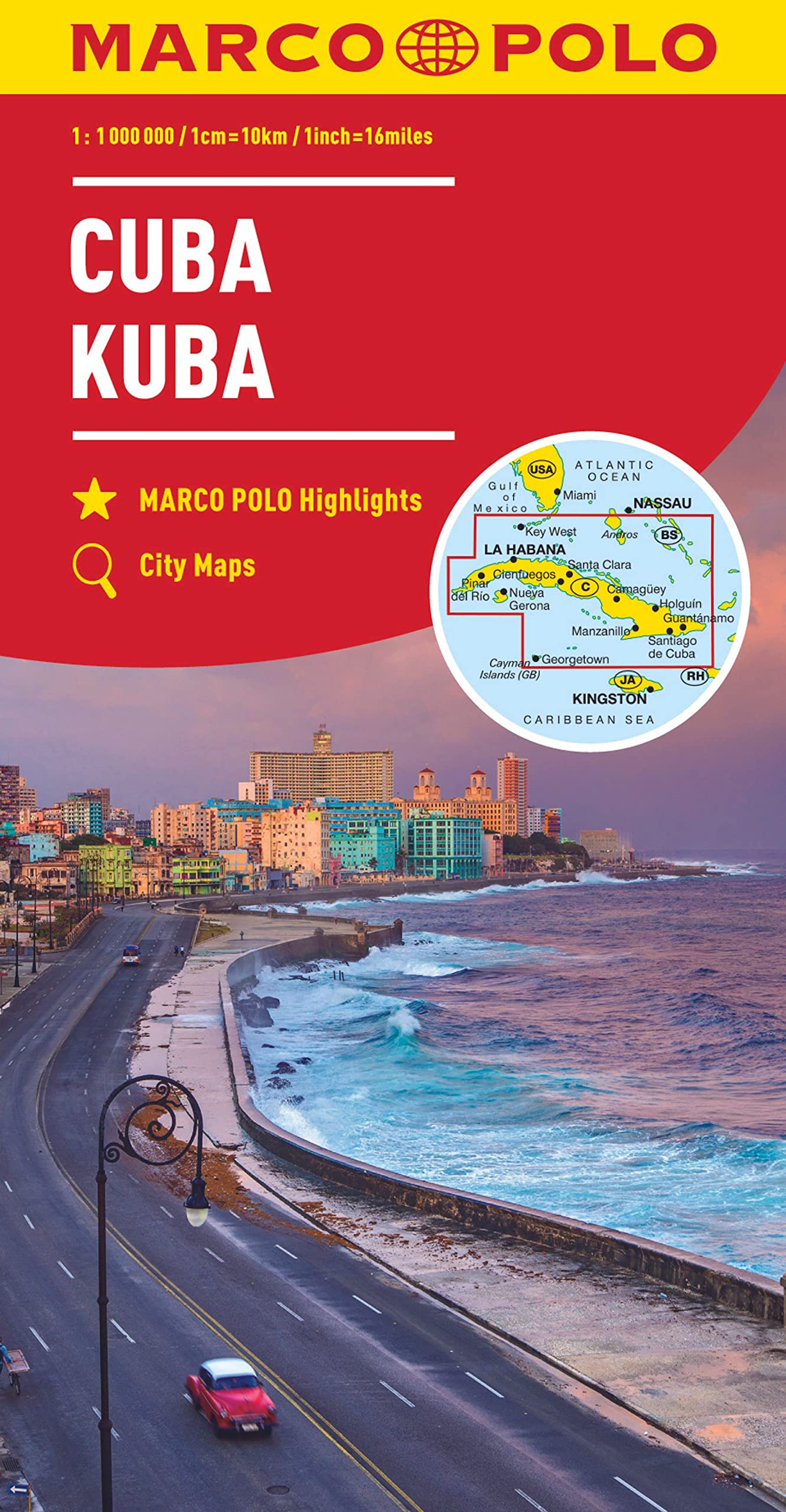MARCO POLO Kontinentalkarte Kuba 1:1 Mio. Leisure, Home & Garden
