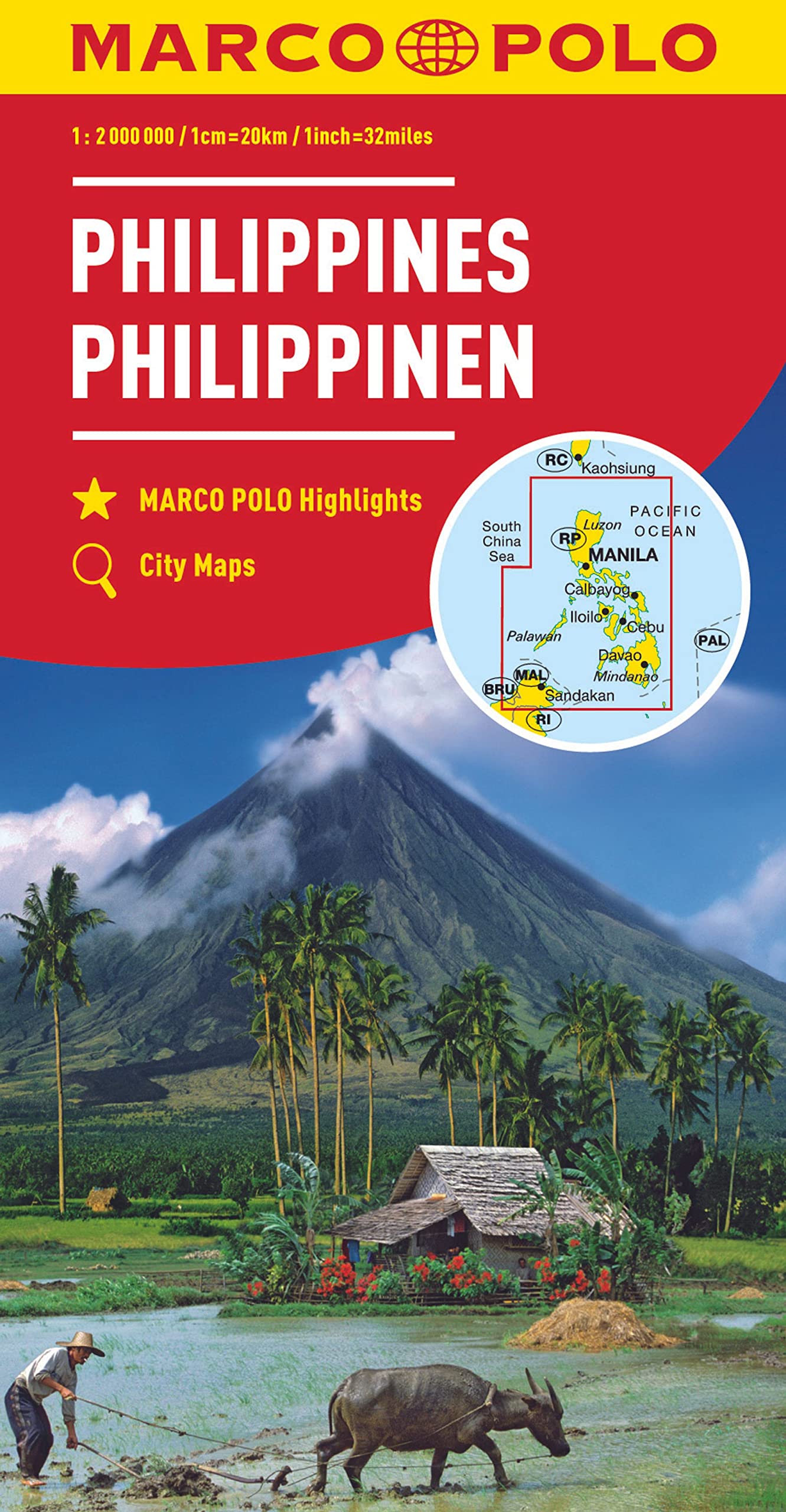 MARCO POLO Kontinentalkarte Philippinen 1:2 Mio.: Wegenkaart 1:2 000 000 Leisure, Home & Garden