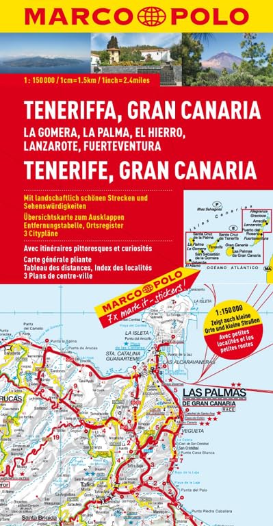 MARCO POLO Teneriffa, Gran Canaria 1 : 150 000 Regionalkarte Leisure, Home & Garden