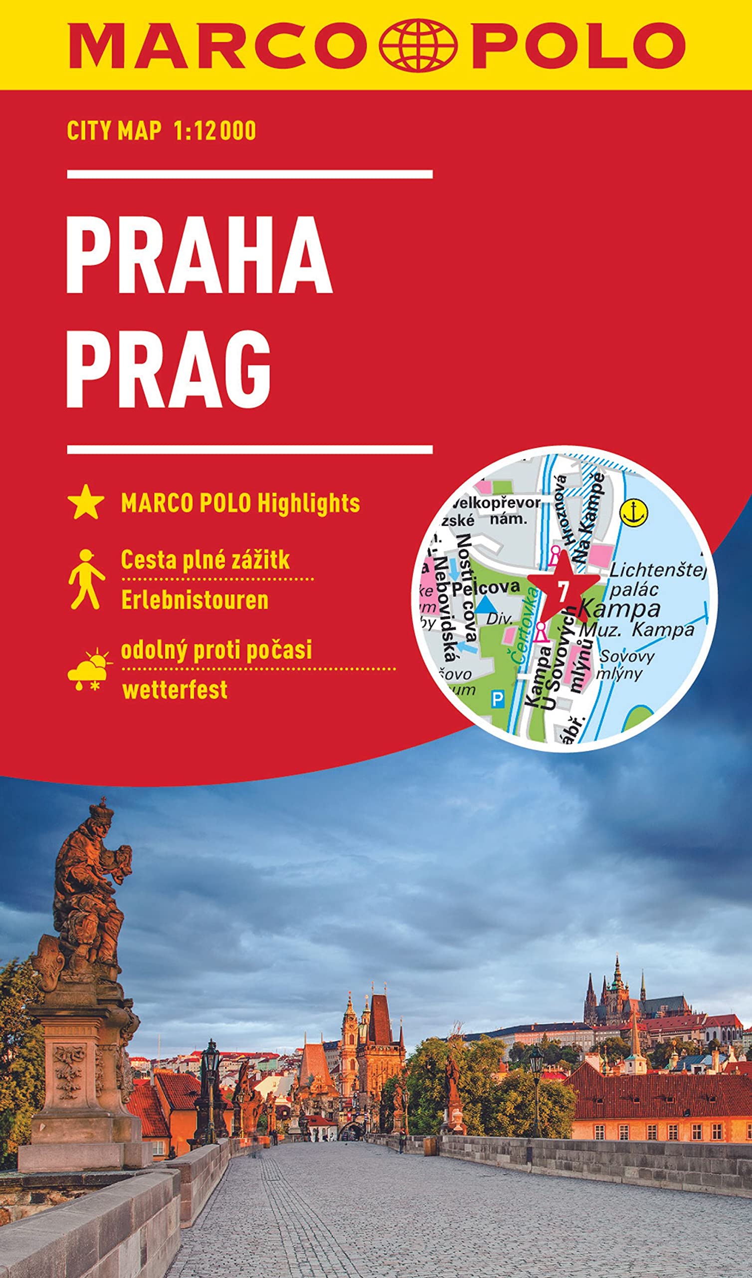 MARCO POLO Cityplan Prag 1:12 000 Leisure, Home & Garden