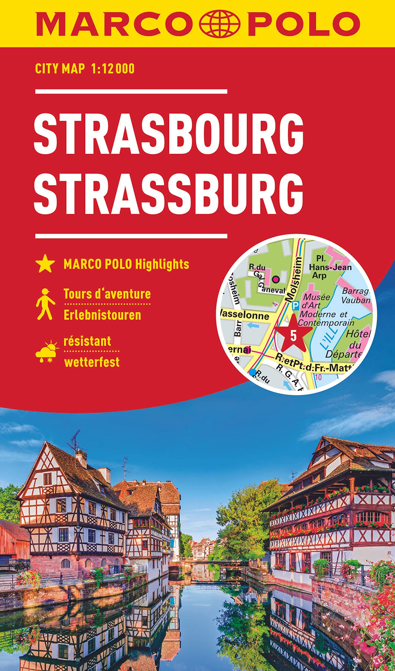 MARCO POLO Cityplan Straßburg 1:12.000 Leisure, Home & Garden