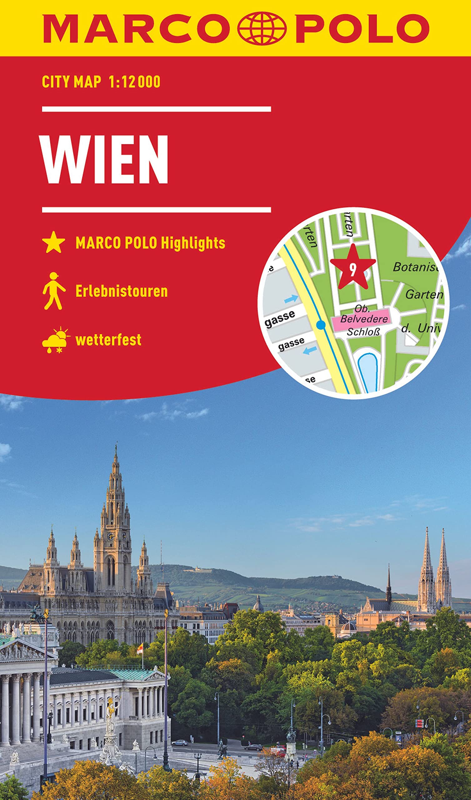 MARCO POLO Cityplan Wien 1:12 000 Leisure, Home & Garden