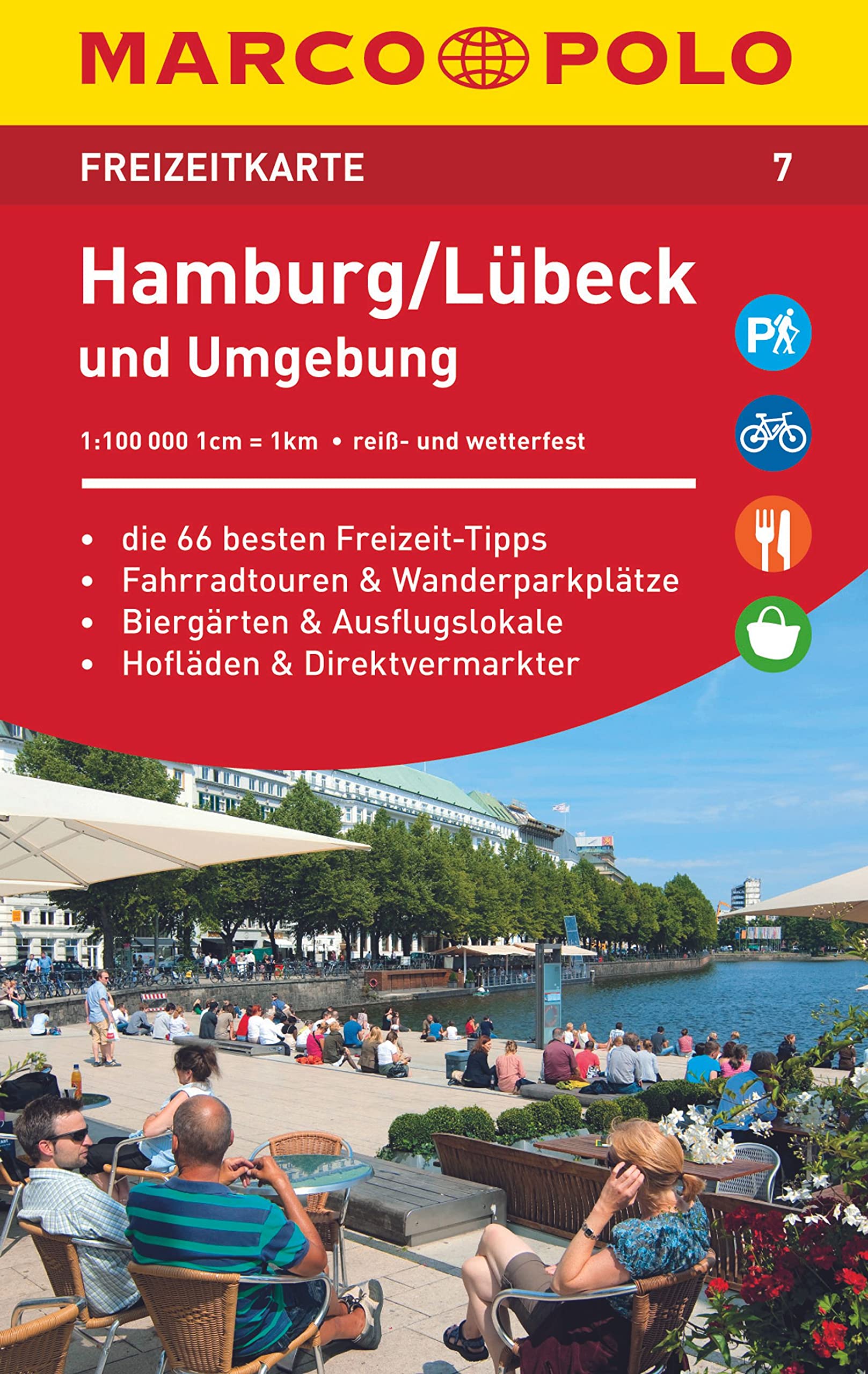 MARCO POLO Freizeitkarte 07 Hamburg, Lübeck und Umgebung 1:100 000 Leisure, Home & Garden
