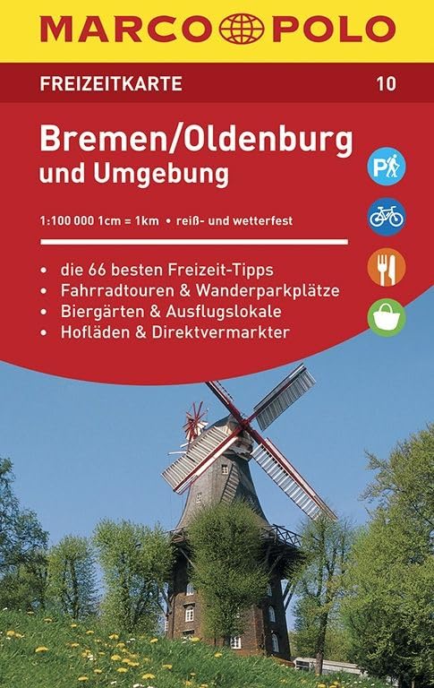 MARCO POLO Freizeitkarte 10 Bremen, Oldenburg und Umgebung 1 : 100 000 Leisure, Home & Garden