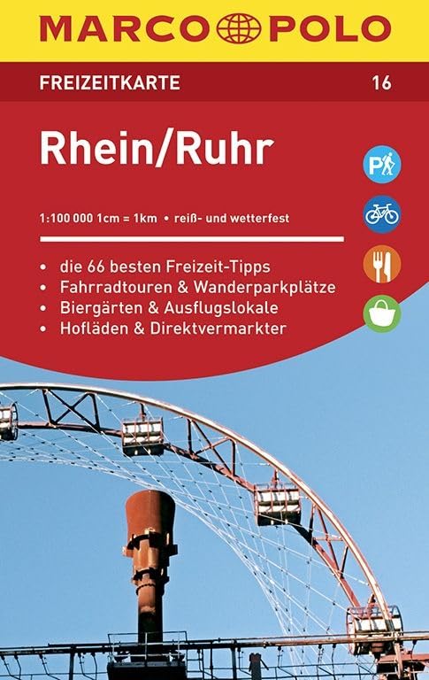 MARCO POLO Freizeitkarte 16 Rhein, Ruhr 1 : 100 000 Leisure, Home & Garden