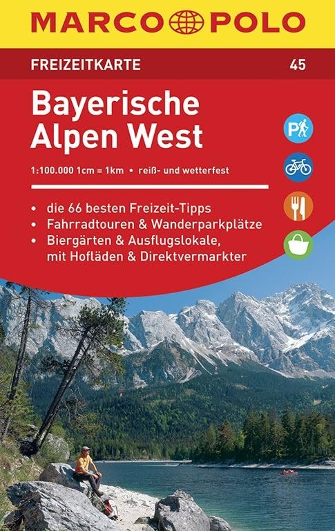 MARCO POLO Freizeitkarte 45 Bayerische Alpen West 1 : 100 000 Leisure, Home & Garden