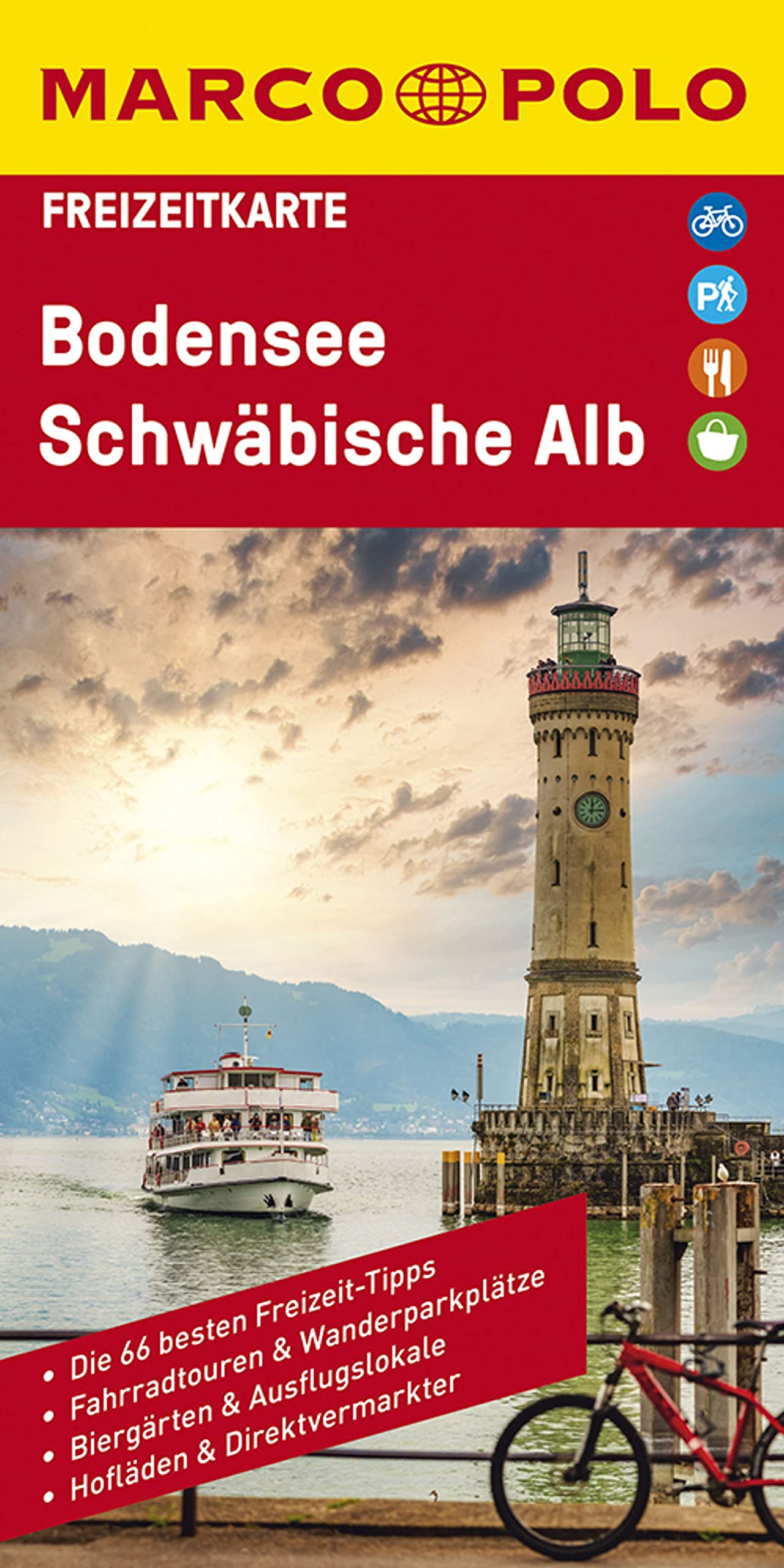 MARCO POLO Freizeitkarte Bodensee, Schwäbische Alb 1:100 000 Leisure, Home & Garden