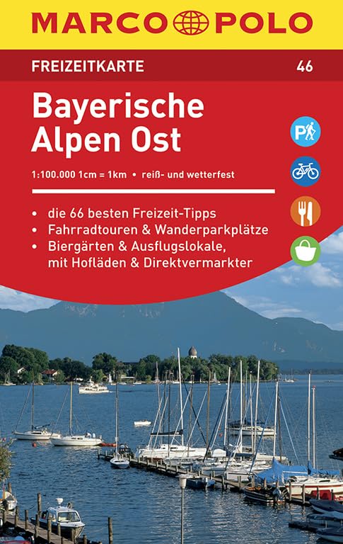 MARCO POLO Freizeitkarte Blatt 46 Bayerische Alpen Ost 1:100 000: im Dispenser mit 10 Exemplaren Maps & Plans