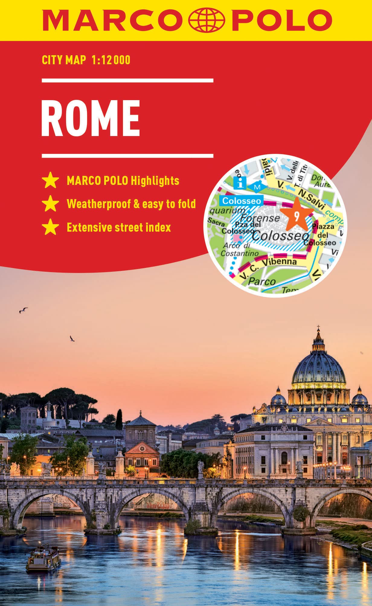 Marco Polo City Map Rome (Marco Polo City Maps) Leisure, Home & Garden