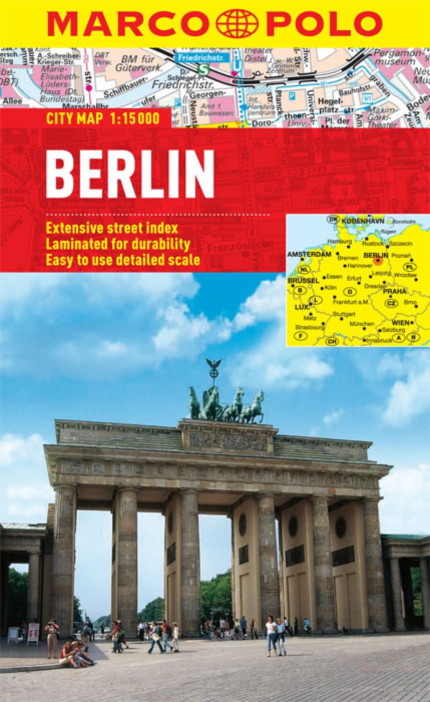 Marco Polo City Map Berlin: Extensive Street Index, Easy to Use Detailed Scale book