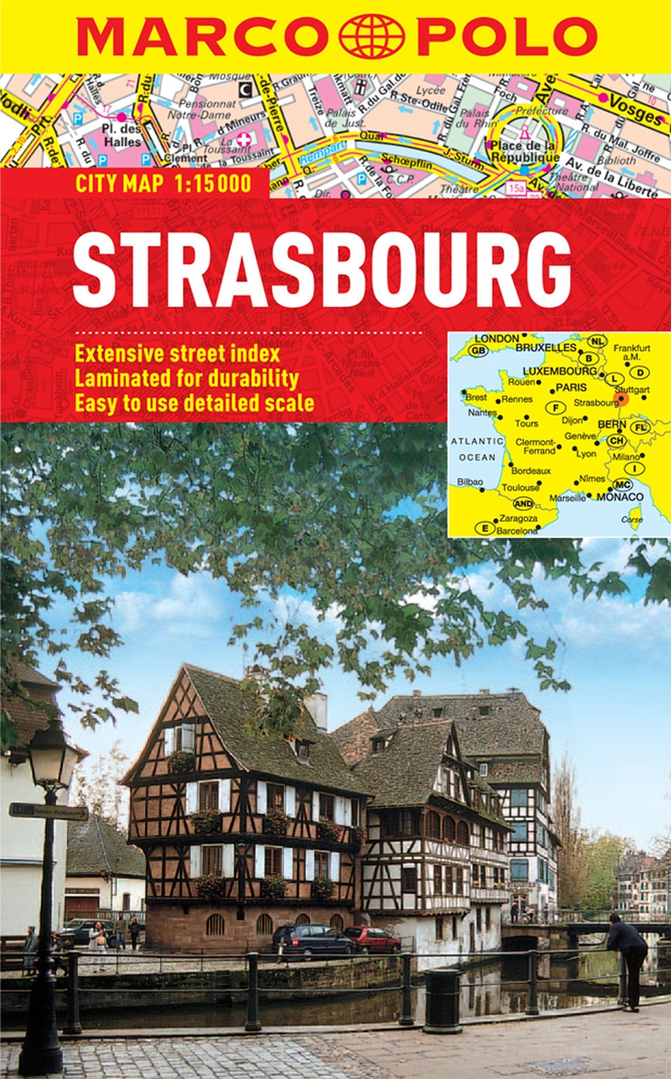 Marco Polo City Map Strasbourg Leisure, Home & Garden
