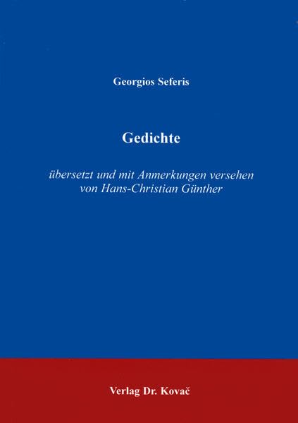 Gedichte . übersetzt und mit Anmerkungen versehen von Hans-Christian Günther (POETICA: Schriften zur Literaturwissenschaft) Books