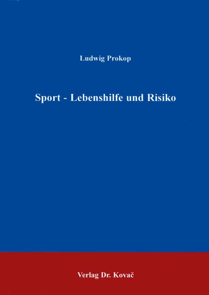 Sport - Lebenshilfe und Risiko . (Schriften zur Sportwissenschaft) Medicine