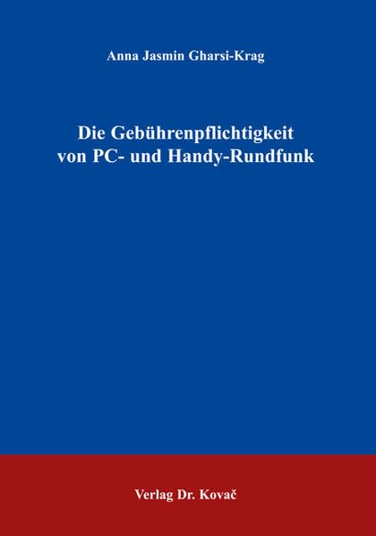 Die Gebührenpflichtigkeit von PC- und Handy-Rundfunk book