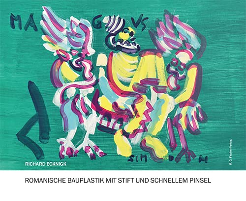 Romanische Bauplastik mit Stift und schnellem Pinsel Photography