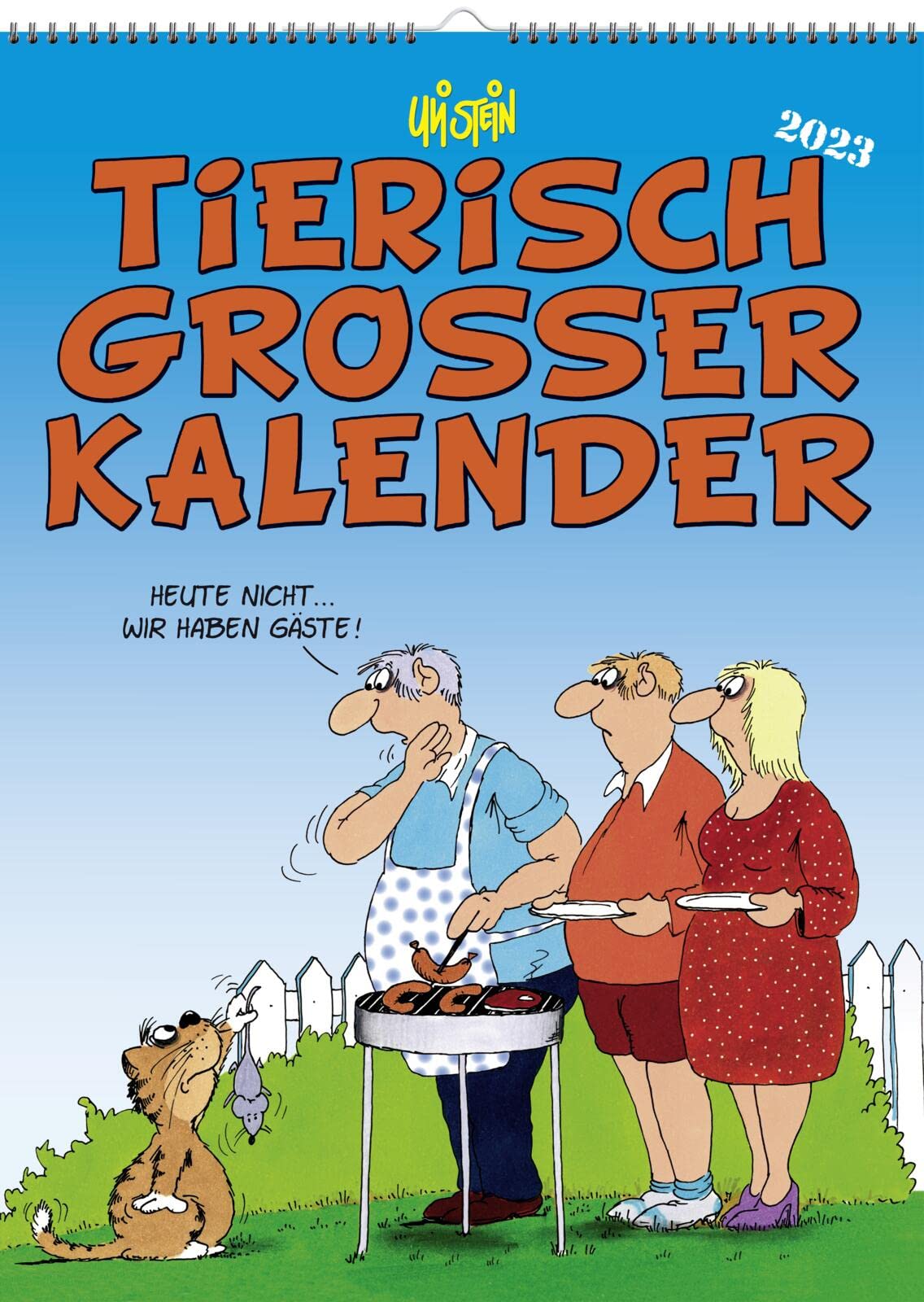 Uli Stein Tierisch großer Kalender 2023: Monatskalender für die Wand im Großformat (Uli Stein Kalender 2023) Manga