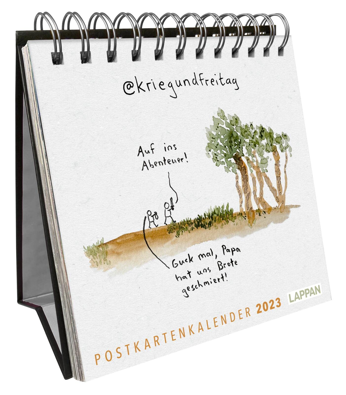 @kriegundfreitag Postkartenkalender 2023: Wochenkalender mit philosophischen, intelligenten und humorvollen Cartoons Social Sciences