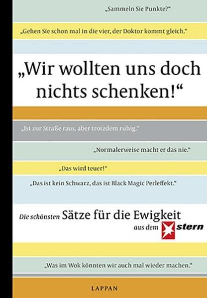 "Wir wollten uns doch nichts schenken!" Humour & Satire
