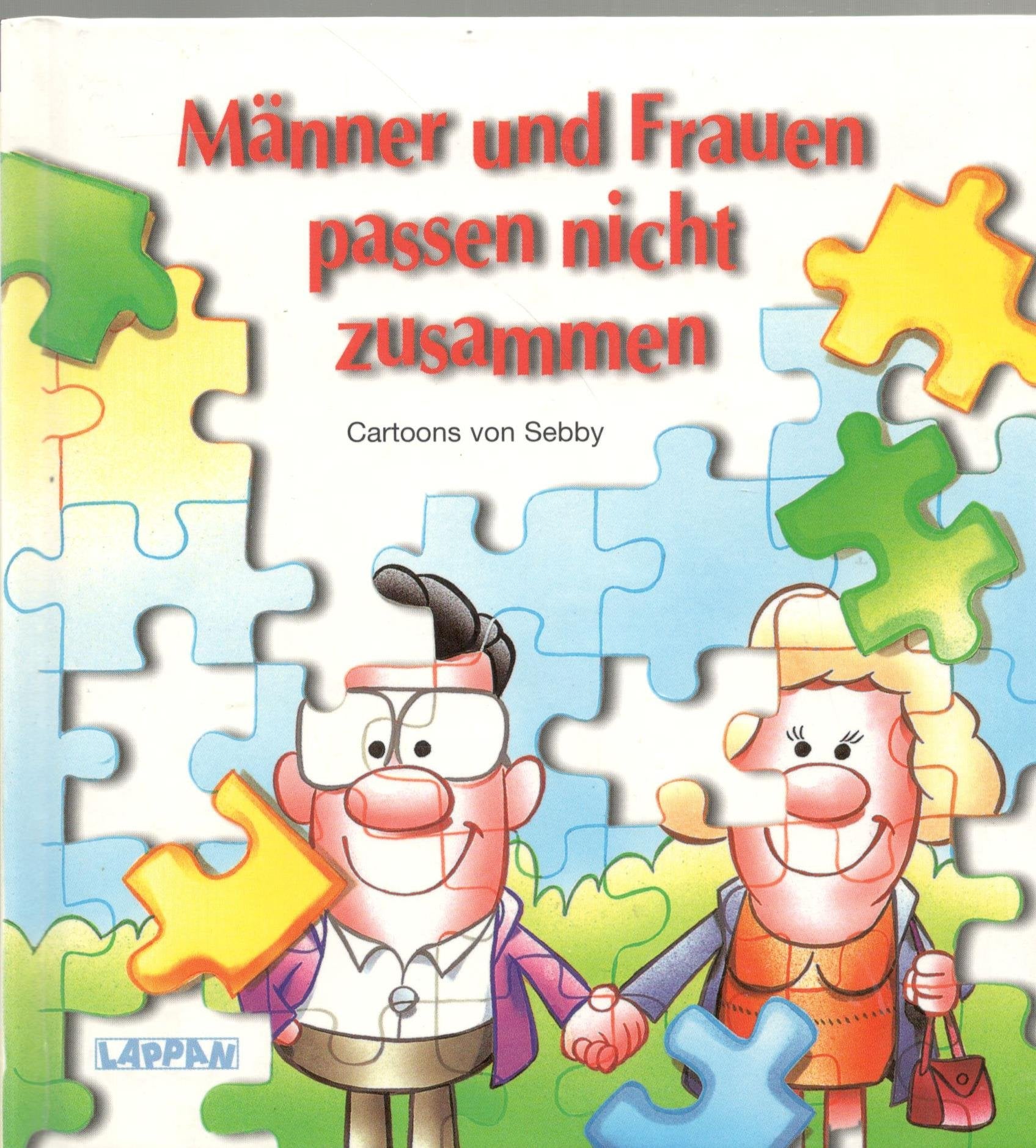 Männer und Frauen passen nicht zusammen Cartoons