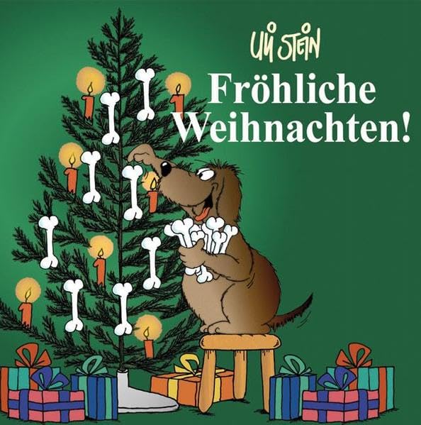 Fröhliche Weihnachten - Hund Cartoons