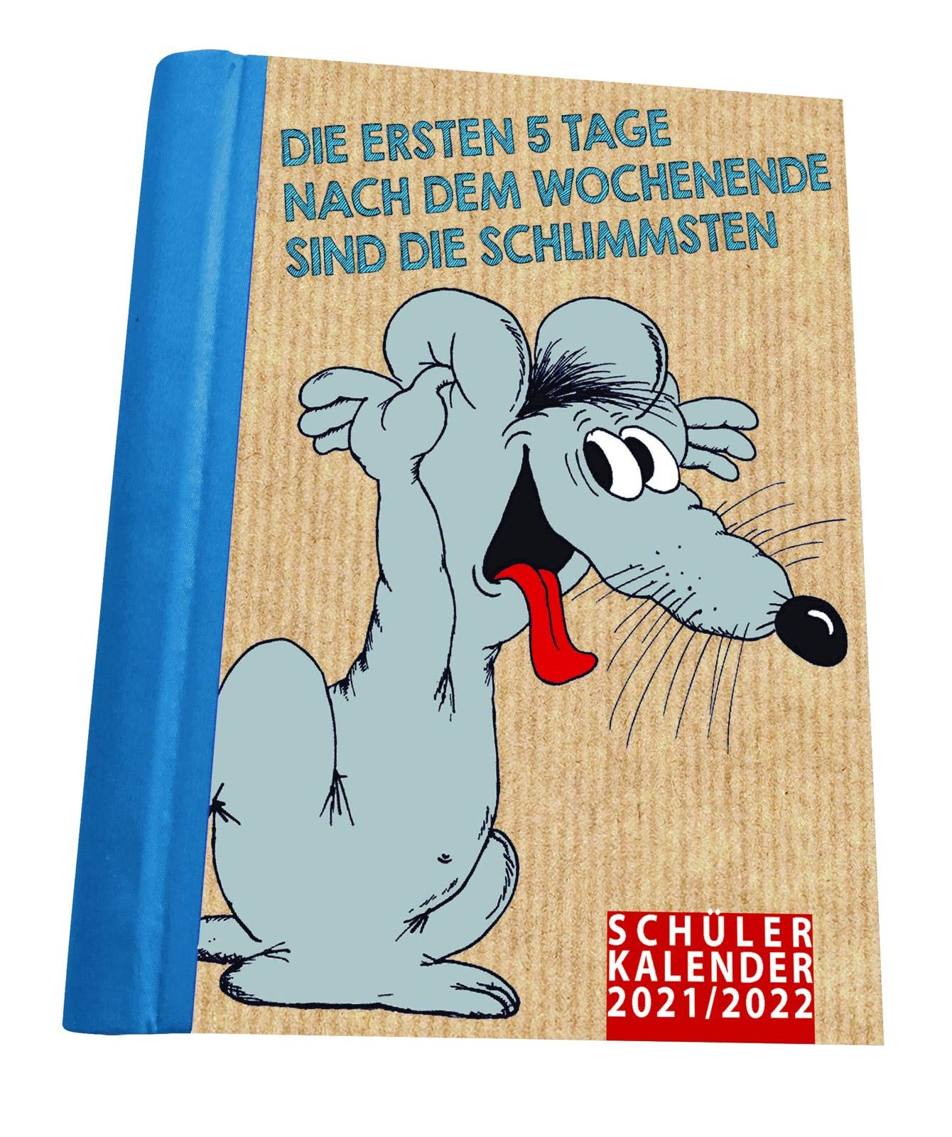 Uli Stein – Schülerkalender 2021/2022 mit 12 Postkarten und 2 Stickerbögen Manga