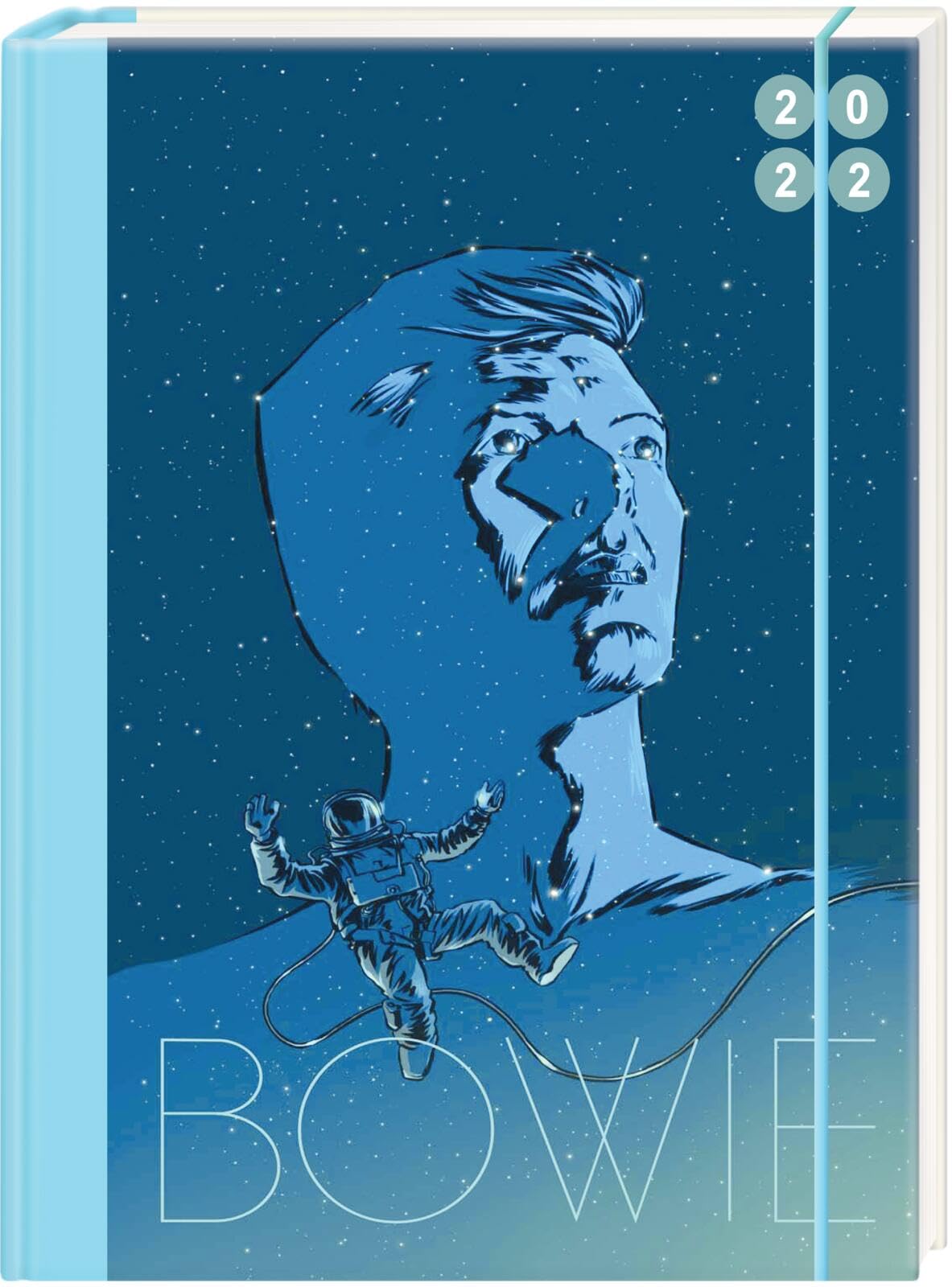 David Bowie 2022: Buch- und Terminkalender: Hochwertiger und praktischer Taschenkalender mit 12 grandiosen Postkarten Manga