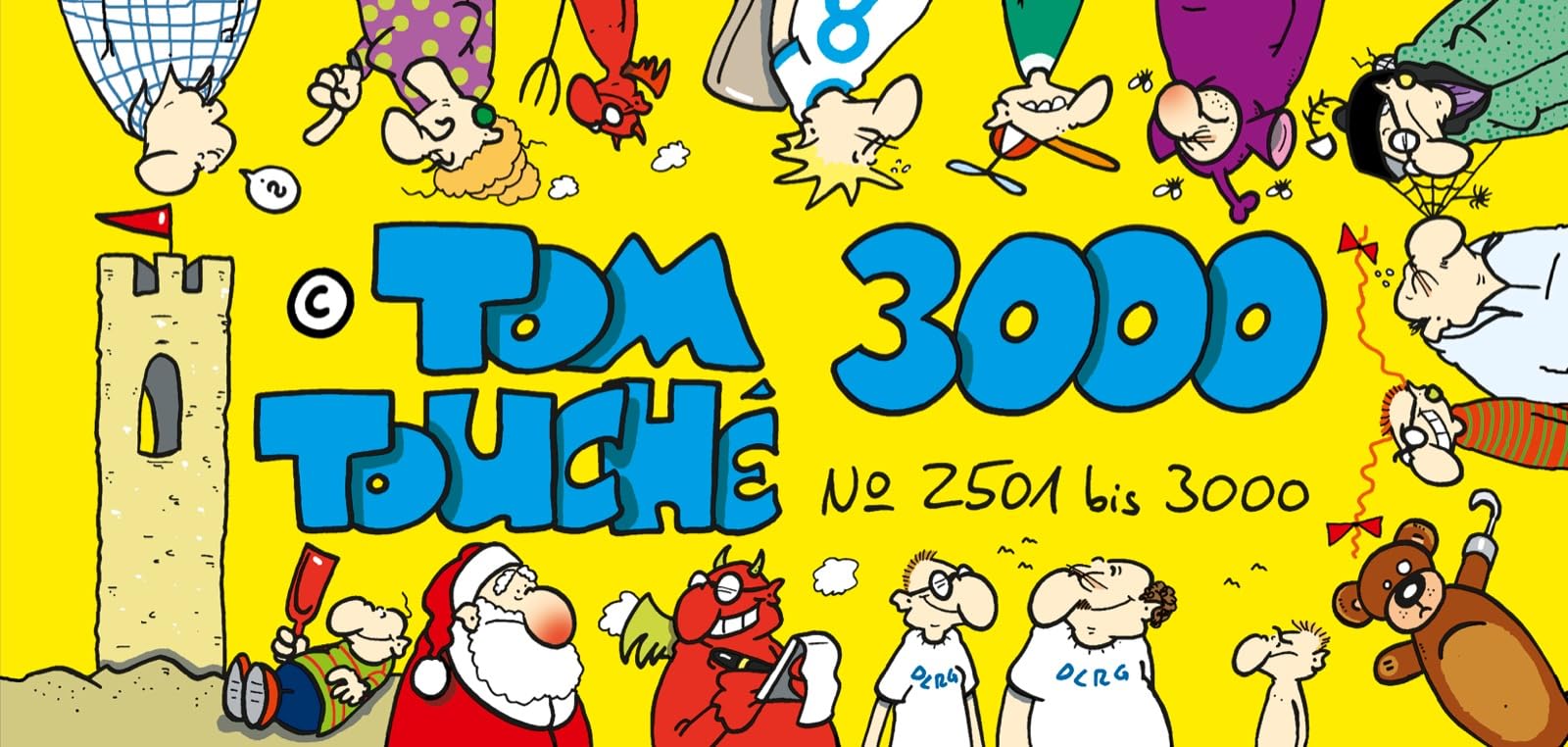 Tom Touché 3000: Sammelband mit den satirischen Comicstrips Nr. 2501 bis 3000 aus der taz über den Berliner Alltag Manga