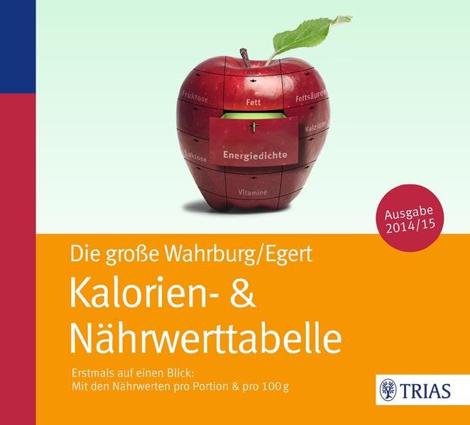Die große Wahrburg/Egert Kalorien-&-Nährwerttabelle: Erstmals auf einen Blick: Mit den Nährwerten pro Portion & pro 100 g Leisure, Home & Garden
