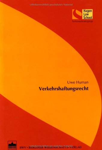 Verkehrshaftungsrecht (Schriftenreihe der Hagen Law School) Law