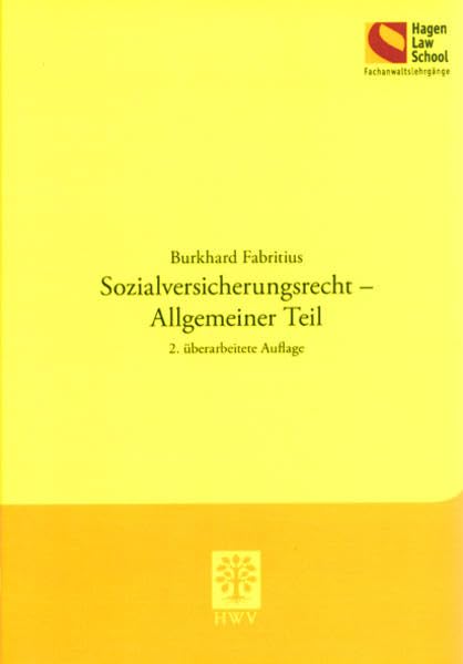 Sozialversicherungsrecht - Allgemeiner Teil Law