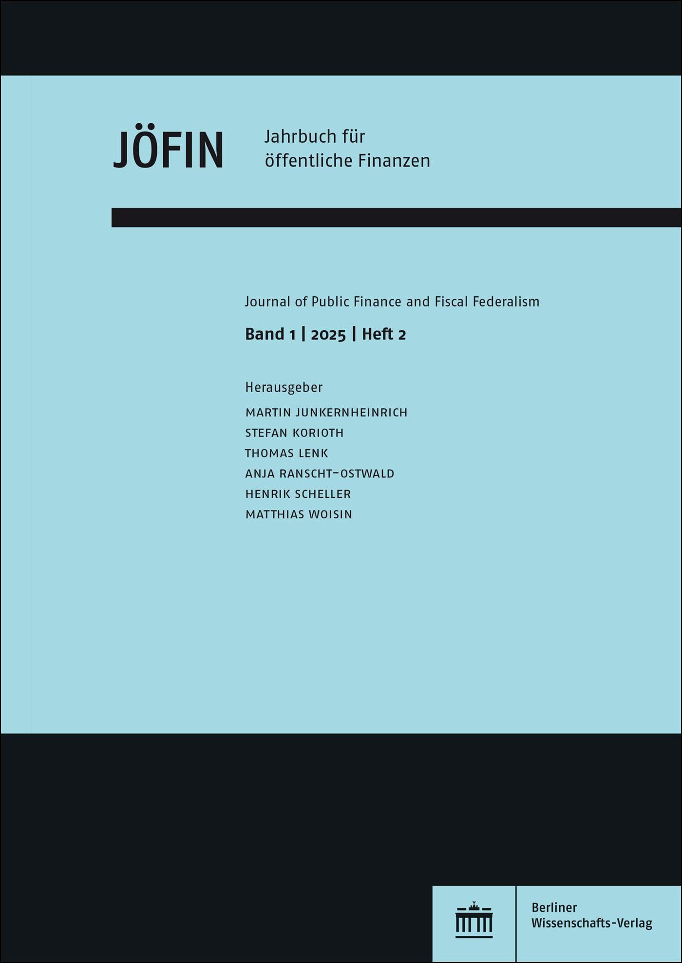 Jahrbuch für öffentliche Finanzen 1 (2025) 2 Law