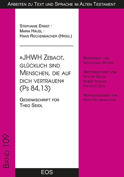 " JHWH Zebaot, glücklich sind Menschen, die auf dich vertrauen " (Ps 84, 13) Religion & Esotericism